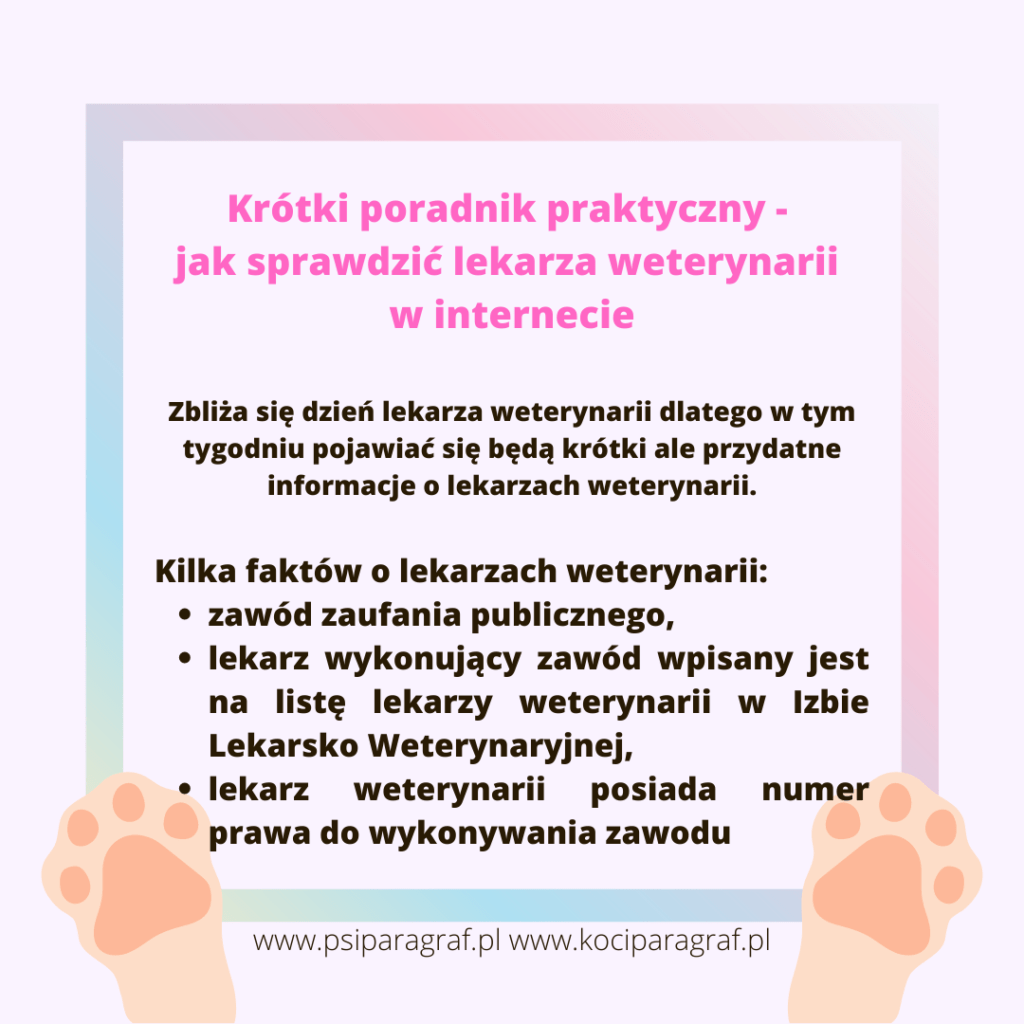 Sprawdź lekarza weterynarii