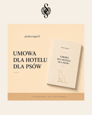 Wzór umowy pobytu psa w hotelu dla psów