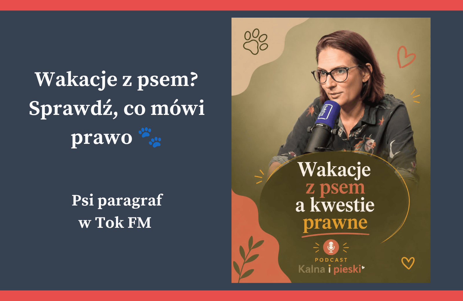 Wakacje z psem a prawo – podcast w Tok FM